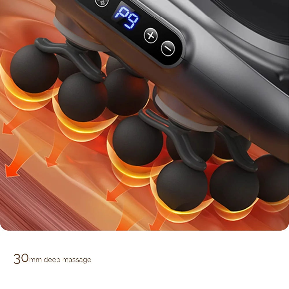 12-Head Fascia Massage Gun