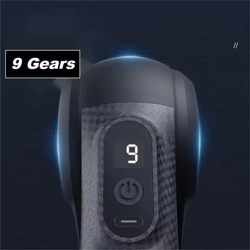 BXA 9-Head 9-Gear Triangle Massage Gun