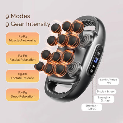 12-Head Fascia Massage Gun